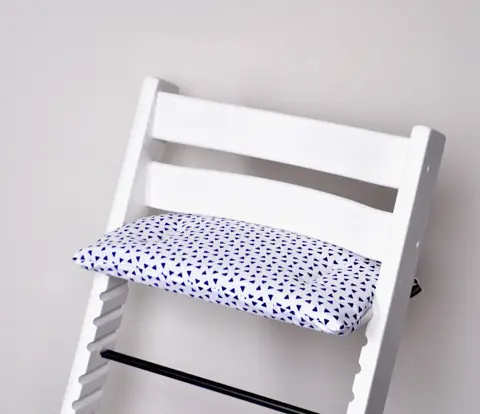 Aztec okergeel zitkussen voor stokke tripp trapp kinderstoel