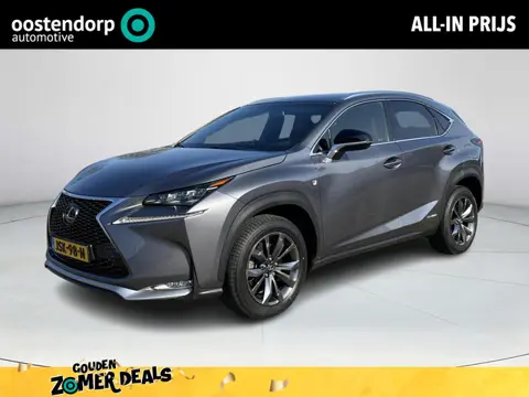Lexus NX 300h AWD F Sport Line | Navigatie| Stoelverwarming | Rood lederen bekleding | Elektrische a