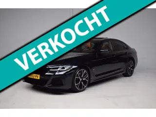 BMW 5-serie 530i 252PK AUT M-SPORT FACELIFT / SCHUIDFAK / ORG.NED / LASER / NAP / SFEERVERLICHTING /