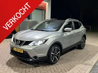 Nissan Qashqai 1.2 Tekna 5-2016 NAVI LEER PANO DAB LED CAM ST.VERW *129.906 KM* APK 5-2027 !!
