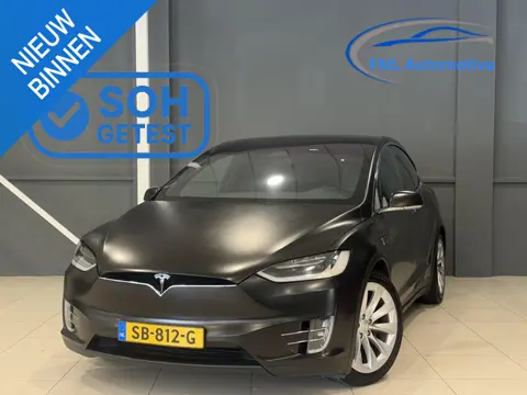 Tesla Model X 75D Base 7p. | Trekhaak | 7 Persoons | SOH 90% | WRAP |