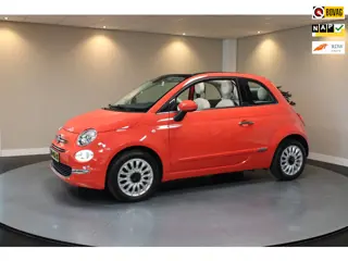 Fiat 500 C 0.9 TwinAir Turbo Lounge *Rosso Corallo* Koraal|2de Eigenaar|Navi|Cruise|DAB|BT|NAP