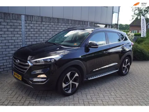 Hyundai Tucson 1.6 T-GDi Premium 4WD Autom Panodak Leder Sportst Stoel/Stuur A Bank Verw Navi Camera