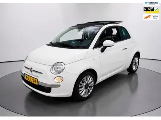 Fiat 500 0.9 TwinAir Turbo Lounge Pano Dak, Airco, Leer, NAP