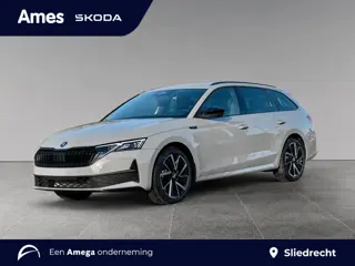 Škoda Octavia Combi 1.5 eTSI 150pk DSG Sportline Tour | Steel Grey | Matrix-LED | Navigatiepakket
