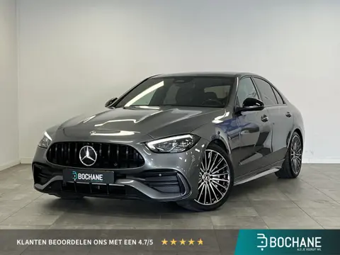 Mercedes-Benz C-klasse 180 AMG Line | Dodehoek detectie | Lederen stoelen | Stoelverwarming