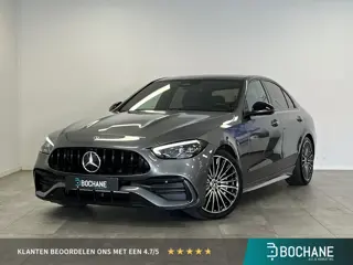 Mercedes-Benz C-klasse 180 AMG Line | Dodehoek detectie | Lederen stoelen | Stoelverwarming