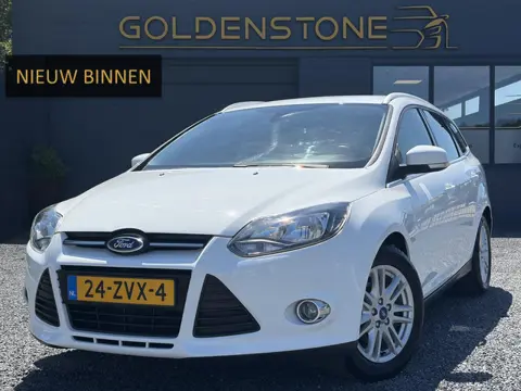 Ford Focus Wagon 1.0 EcoBoost Titanium 2e Eigenaar,Trekhaak,125pk,Navi,Clima,Cruise,Lm velgen,6 Bak,