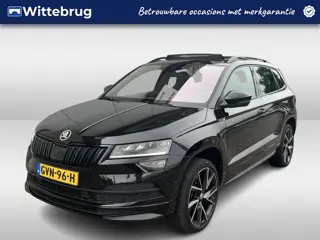 Škoda Karoq 1.5 TSI ACT Sportline / AUTOMAAT/ PANO/ TREKHAAK/ ACC/ PARK.SENSOR.V+A/ CAMERA/ STOELVER