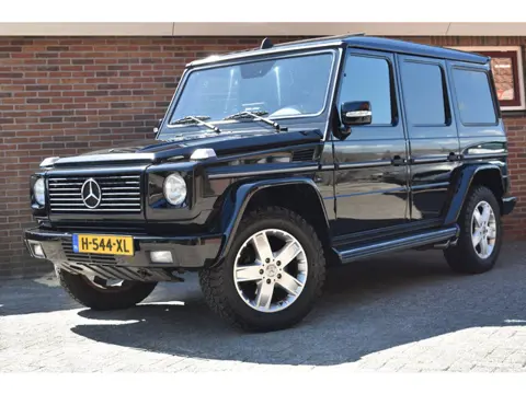 Mercedes-Benz G-klasse 500 St.Wagon '04 Leder Cruise Kantel schuif dak Clima Navi Cruise Inruil moge