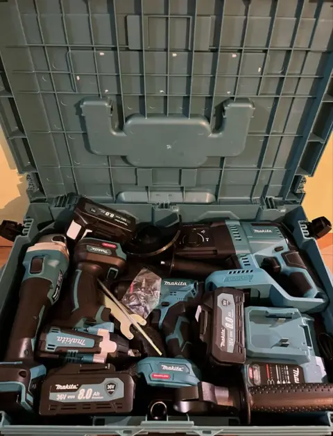 Makita Accugereedschapset, gloednieuw 36V