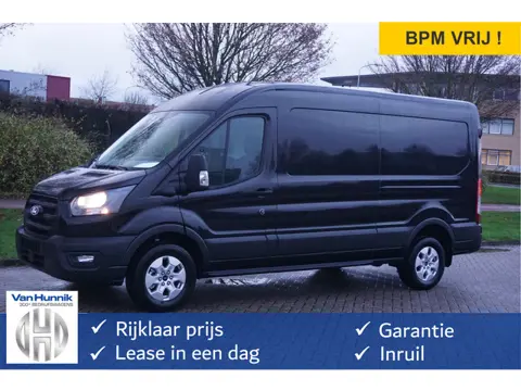 Ford Transit 350L L3H2 Trend AUT-10 RWD 165PK BPM VRIJ 3.5T Trekhaak, Navi, Adap. Cruise, 360° Cam!!