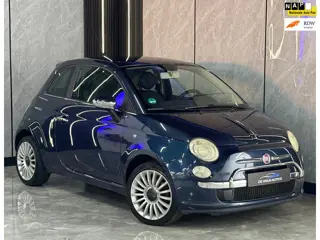 Fiat 500 1.4-16V Sport |Vol Onderh|half Leer|Airco|Lmv|Nap|Boekjes