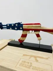 Van Apple - Art Against War - USA Amex AK-47