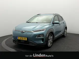 Hyundai KONA EV Limited 64 kWh 3- Fase SOH 95,6% | Warmtepomp | Elektrisch Schuif/Kanteldak | Camera