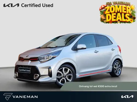 Kia Picanto 1.0 DPi GT-Line | Camera | Navi | Leder | Key-Less | 15” Velgen | Clima | PDC | Cruise |