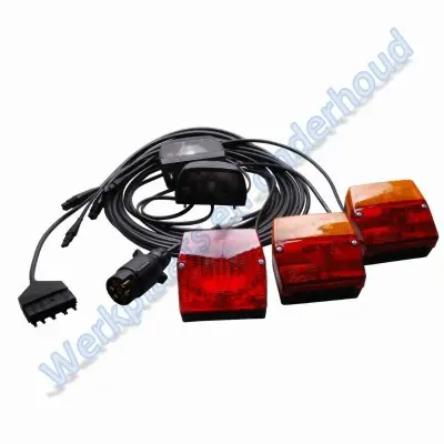 Aspock verlichtingset kompleet met 5 mtr. kabel