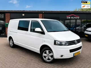 Volkswagen Transporter 2.0 TDI L2H1|140pk|automaat|dubbel cabine|airco|leder|cruise.control