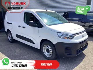 Fiat E-Doblò L2 50 kWh 285 WLTP Carplay/ Snellader/ Camera/ Cruise/ 3 Pers./ Airco/ DAB