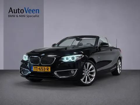 BMW 2-serie Cabrio 218i M Sport (LED, CRUISE, NAVI, LEDER, STOELVERWARMING, SENSOREN)