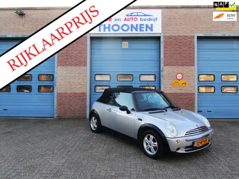 Mini Cabrio 1.6 One Pepper|cabrio|2 deurs|elektrisch bedienbare kap|stoelverwarming|elektrische rame
