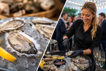 Verse oesters laten serveren op locatie