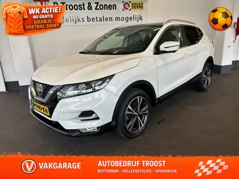 Nissan QASHQAI 1.2 N-Connecta | Panoramadak | Keyless | 360 Camera | Lane assist | Half-Lederen bekl