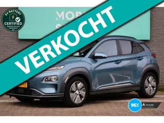 Hyundai Kona EV Premium 64 kWh 3FASE SOH96% Clima LED Cam
