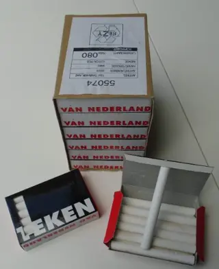 SCHOOLBORD KRIJTJES NOVA CARTA DOOSJE 12 STUKS WIT nieuw