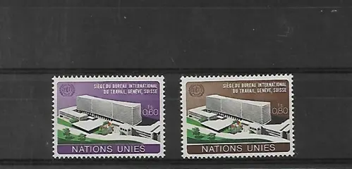 UNO-Geneve Michel nr. 37-38 Postfris