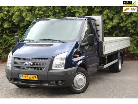 Ford Transit 350L 2.2 TDCI Ambiente EF 125PK Open Laadbak | Dubbelucht | Airco | Trekhaak |