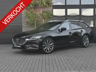Mazda 6 Sportbreak 2.5 SkyActiv-G 194 Signature Schuifdak Trekhaak afneembaar Leren bekleding Naviga