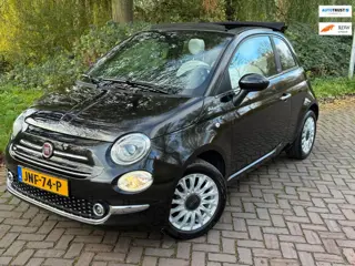Fiat 500c 1.0 Hybrid Dolcevita Cabrio 1 Eig.b.j.6-2022 Leer, 15"LM,Carplay ,PDC