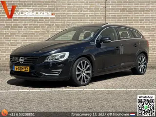 Volvo V60 2.4 D6 AWD Plug-In Hybrid Summum | Schuif/Kanteldak | Leder | Cruise | Climate | Navi | PD