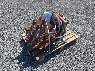Q/C Hydraulic Stump Grinder Attachment