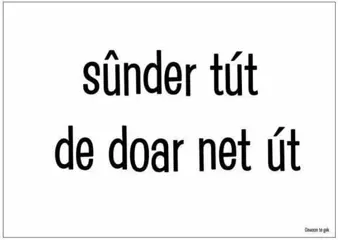 IK HEB ZIN IN ........