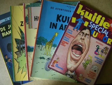 Kuifje strips adv 1583