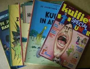 Kuifje strips adv 1583