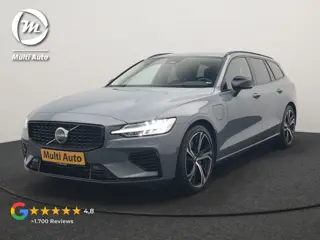 Volvo V60 T6 AWD Plus Dark LONG RANGE PHEV 350pk Dealer O.H. | Adaptive Cruise | Camera | Harman / K