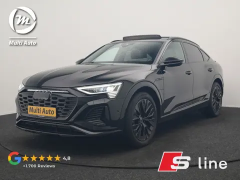Audi Q8 Sportback e-tron 55 quattro 2x S Line 114 kWh 408pk Dealer O.H. | Luchtvering | Panodak | He