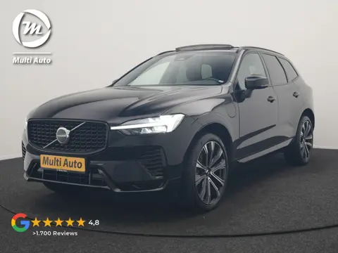 Volvo XC60 T6 AWD R-Design LONG RANGE PHEV 350pk Dealer O.H. | Trekhaak Af Fabriek | Panodak | Adapt