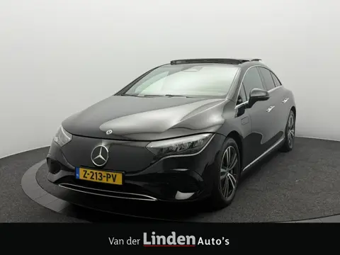 Mercedes-Benz EQE 300 Business Edition 89 kWh SOH 98,9% | Warmtepomp | Panoramadak | Leer | Adaptive