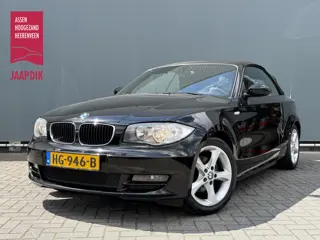 BMW 1 Serie Cabrio BJR 2009 118i 143 PK High Executive STOELVERWARMING | CLIMA | CRUISE | LMV | SPOR