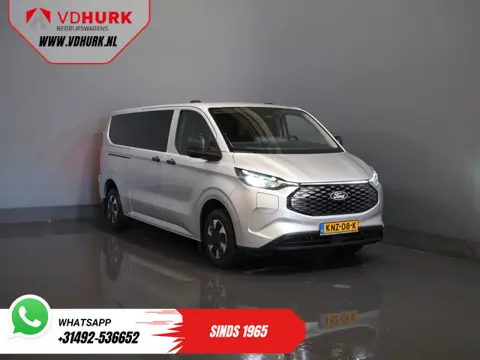Ford E-Transit Custom 320 km WLTP L2 Combi/ Kombi/ 9 pers./ LED/ Standkachel/ Stoelverw/ Stuurverw./