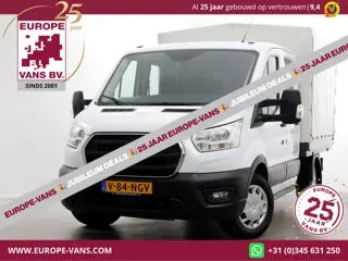 Ford Transit 2.0 TDCI 130pk L2H1 Trend D.C. Open Laadbak met huif 05-2020