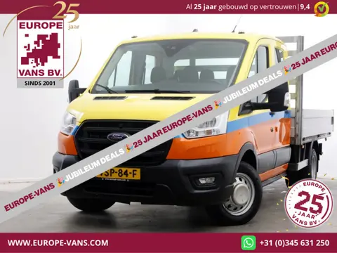 Ford Transit 350 2.0 TDCI 130pk D.C. Trend Open Laadbak Trekhaak 3000kg 08-2022