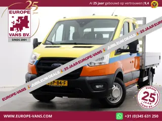 Ford Transit 350 2.0 TDCI 130pk D.C. Trend Open Laadbak Trekhaak 3000kg 08-2022