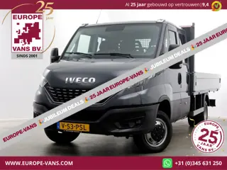 Iveco Daily 35C18 3.0 180pk HiMatic Automaat D.C. Open Laadbak L412cm Trekhaak 3500kg 09-2022