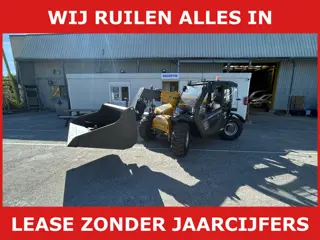 Eurotrac Verreiker th25.6 2.5 tons diesel kubota v3307 4 cilinder (!nieuw!) airco bak+lepels