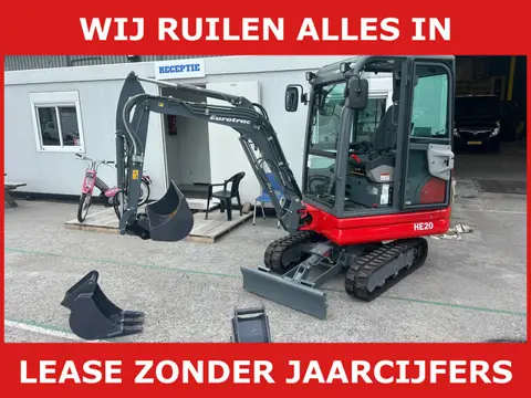 Eurotrac HE20C Graafmachine finalease 390 pm
